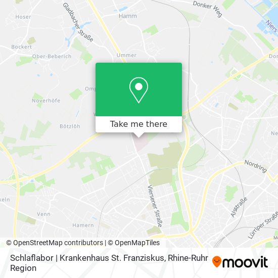 Schlaflabor | Krankenhaus St. Franziskus map