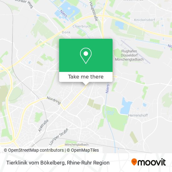 Tierklinik vom Bökelberg map