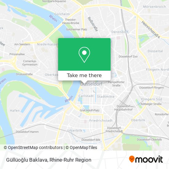 Güllüoğlu Baklava map