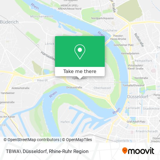 Карта TBWA\ Düsseldorf