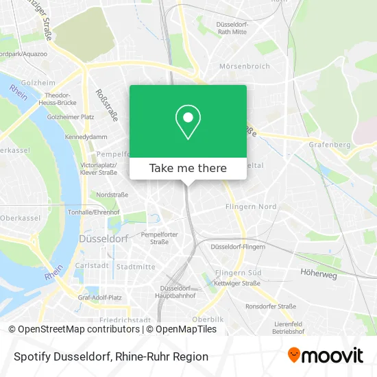 Карта Spotify Dusseldorf
