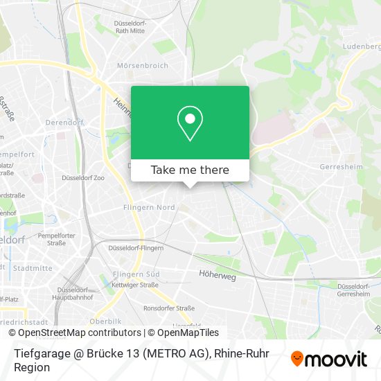 Tiefgarage @ Brücke 13 (METRO AG) map