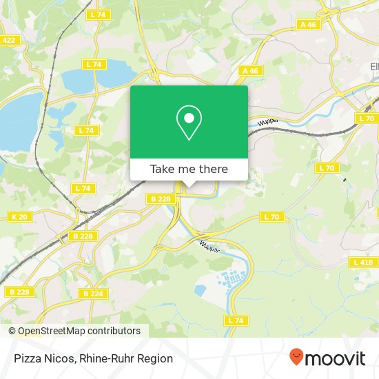 Pizza Nicos map