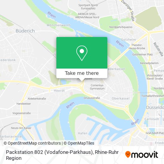 Packstation 802 (Vodafone-Parkhaus) map