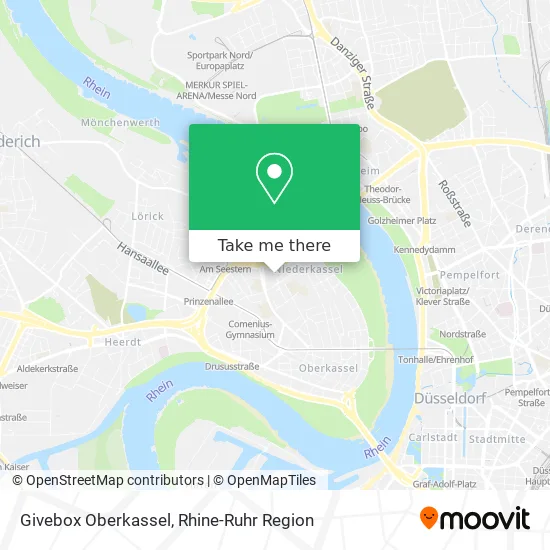Карта Givebox Oberkassel
