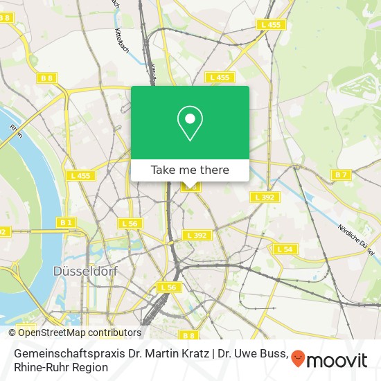 Gemeinschaftspraxis Dr. Martin Kratz | Dr. Uwe Buss map