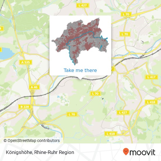 Königshöhe map