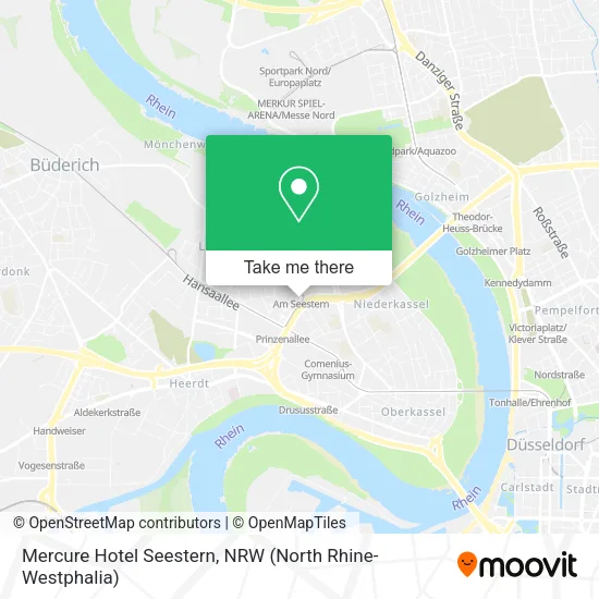 Карта Mercure Hotel Seestern