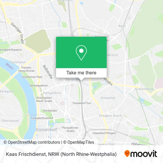 Kaas Frischdienst map