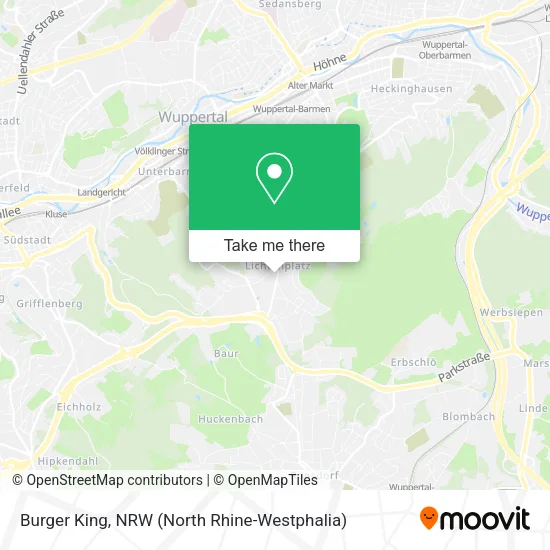 Карта Burger King