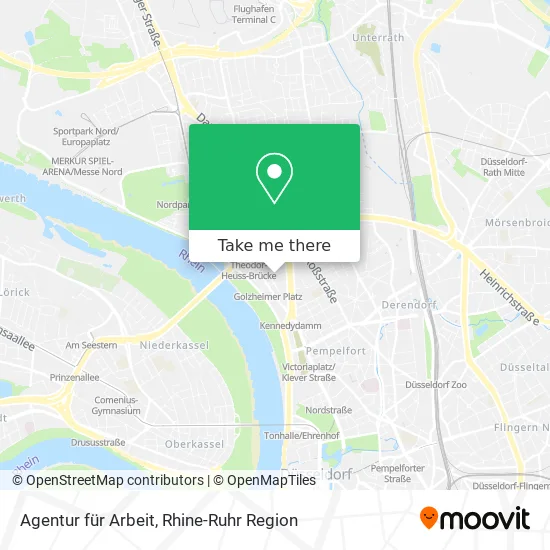 Карта Agentur für Arbeit