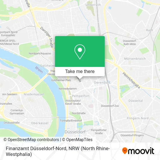 Карта Finanzamt Düsseldorf-Nord