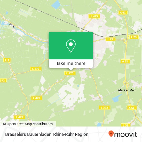 Brasselers Bauernladen map