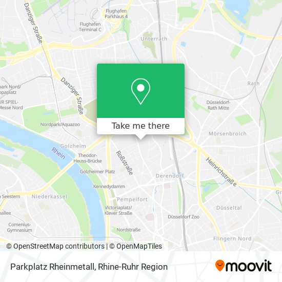 Parkplatz Rheinmetall map