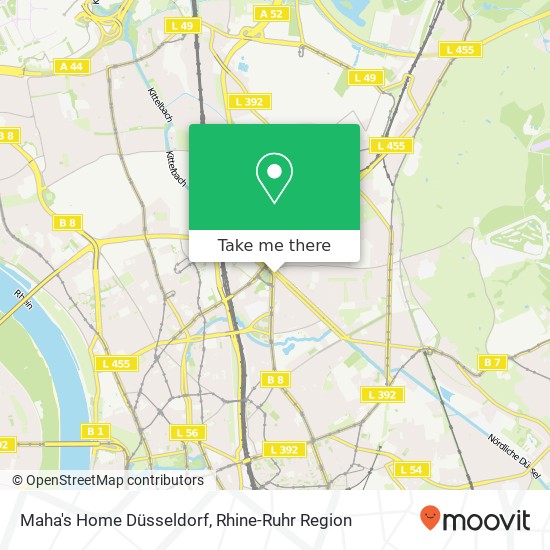 Maha's Home Düsseldorf map