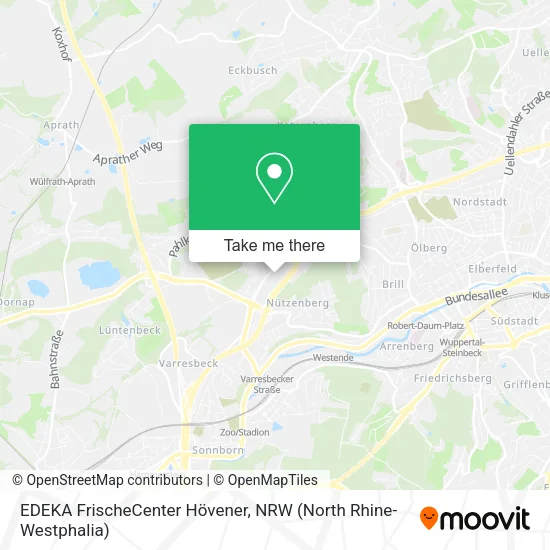 Карта EDEKA FrischeCenter Hövener
