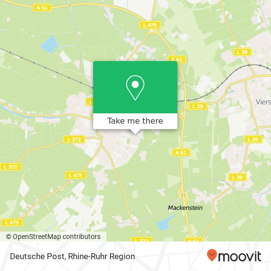 Deutsche Post map