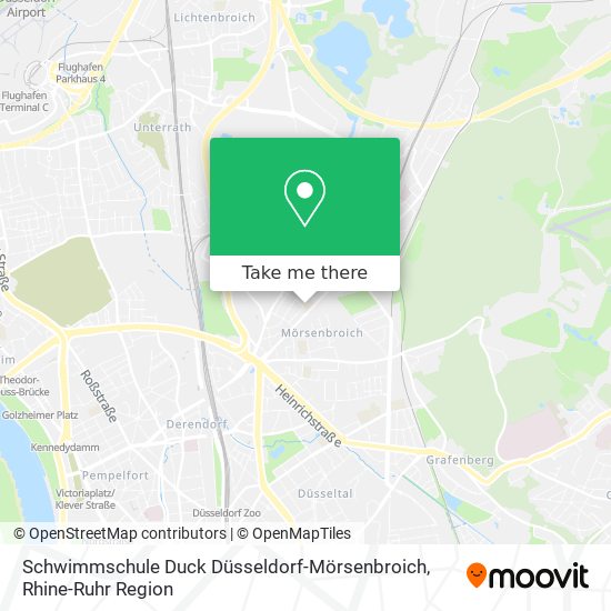 Schwimmschule Duck Düsseldorf-Mörsenbroich map