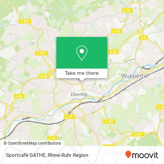 Sportcafé GATHE map