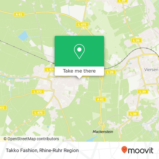 Takko Fashion map