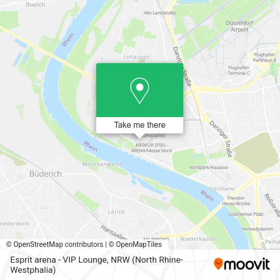 Карта Esprit arena - VIP Lounge