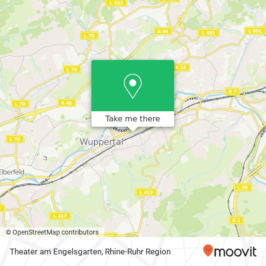 Theater am Engelsgarten map