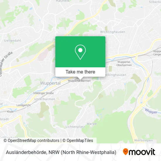 Карта Ausländerbehörde
