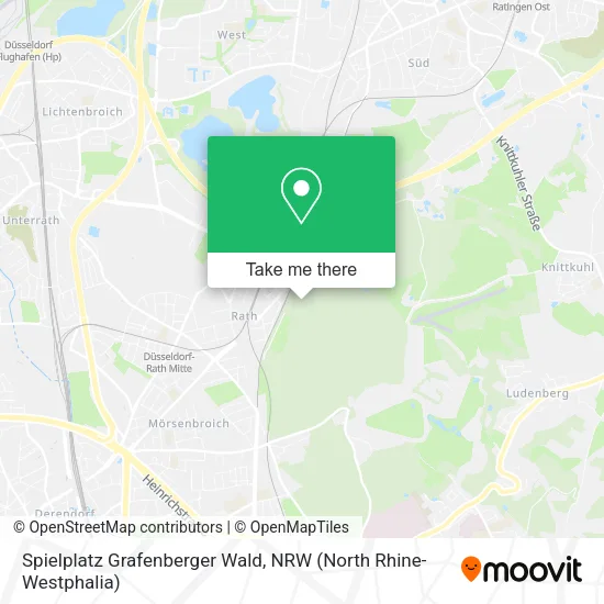 Карта Spielplatz Grafenberger Wald