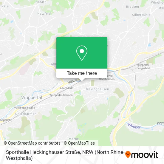 Карта Sporthalle Heckinghauser Straße