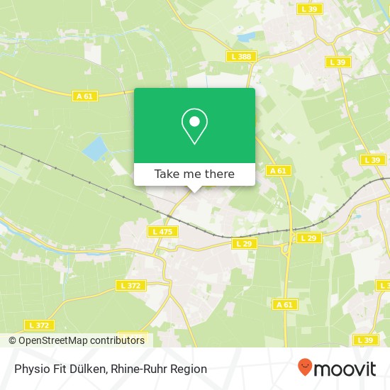 Physio Fit Dülken map