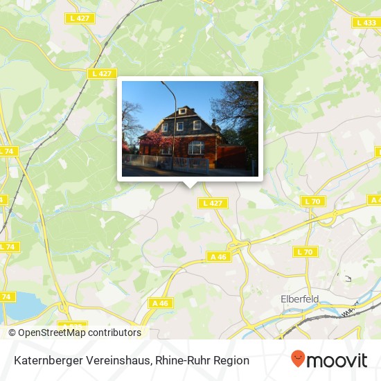 Katernberger Vereinshaus map