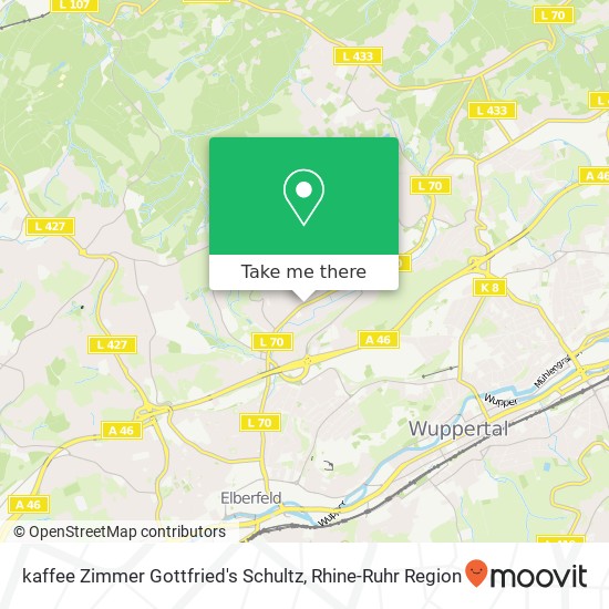 Карта kaffee Zimmer Gottfried's Schultz