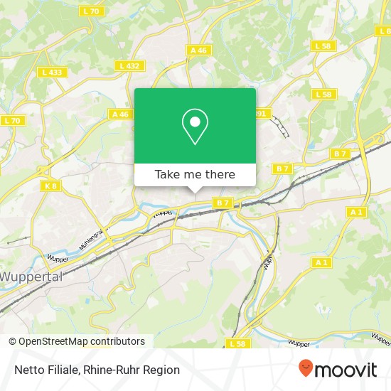 Netto Filiale map