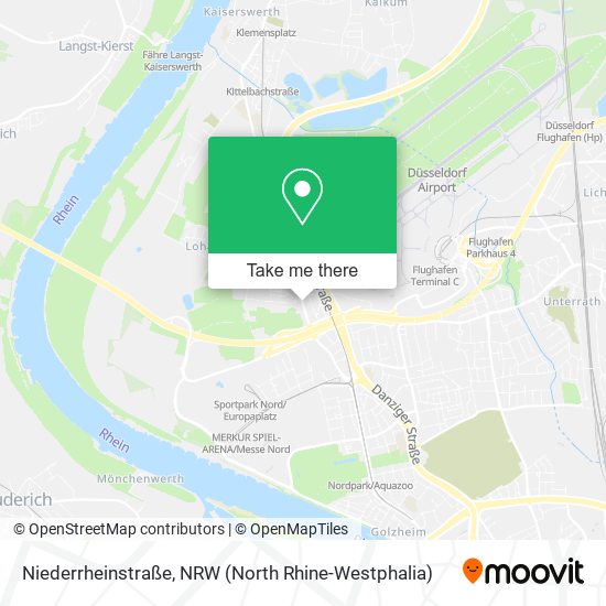 Niederrheinstraße map
