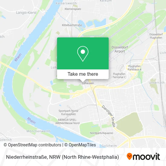 Niederrheinstraße map