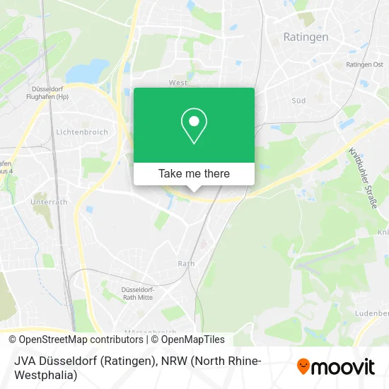 JVA Düsseldorf (Ratingen) map