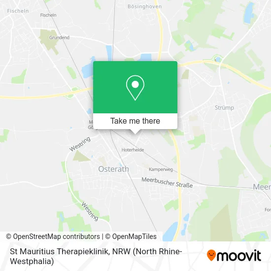 Карта St Mauritius Therapieklinik