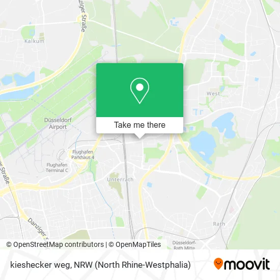 Карта kieshecker weg
