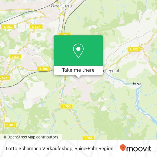 Lotto Schumann Verkaufsshop map