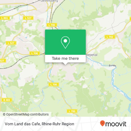 Vom Land das Cafe map