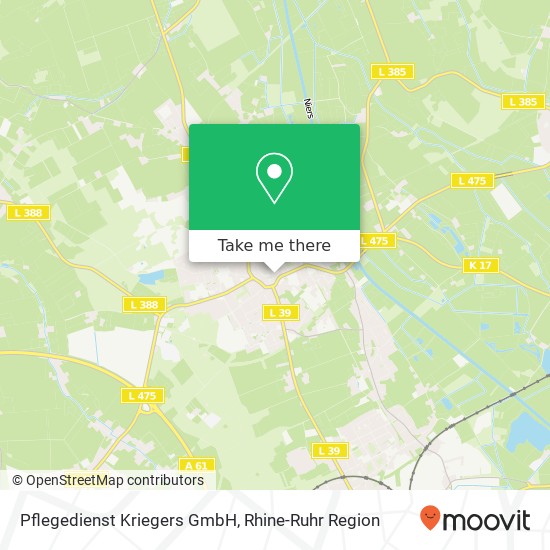 Pflegedienst Kriegers GmbH map