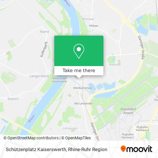 Schützenplatz Kaiserswerth map