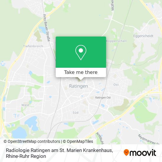 Radiologie Ratingen am St. Marien Krankenhaus map