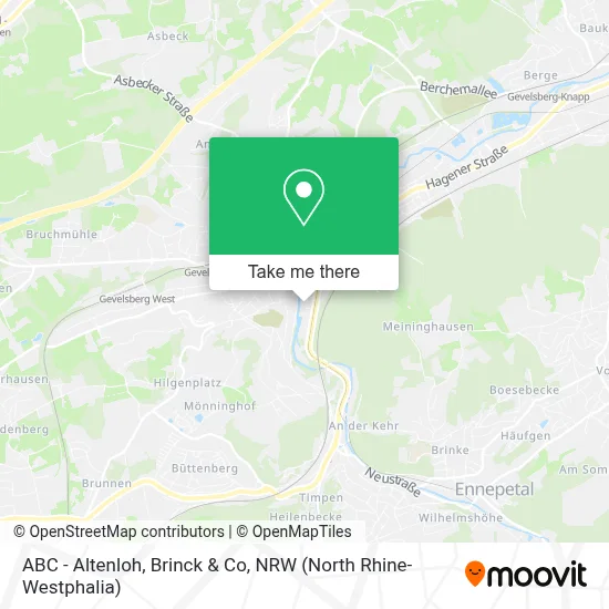 ABC - Altenloh, Brinck & Co map