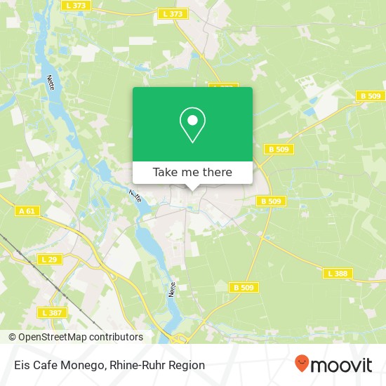 Eis Cafe Monego map