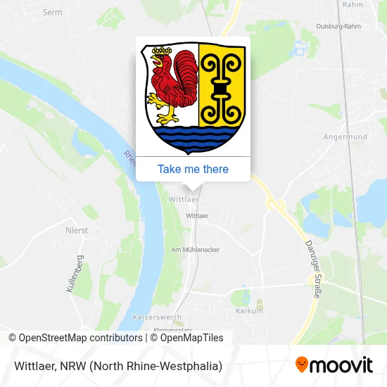Wittlaer map