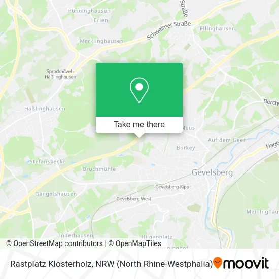 Карта Rastplatz Klosterholz