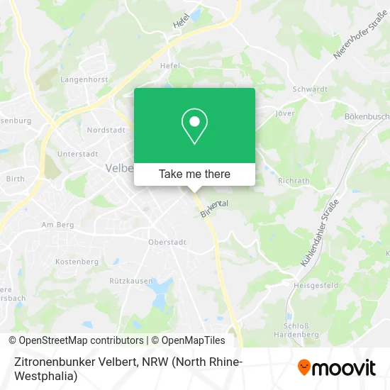 Карта Zitronenbunker Velbert