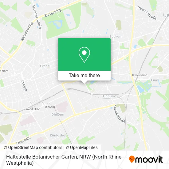 Карта Haltestelle Botanischer Garten