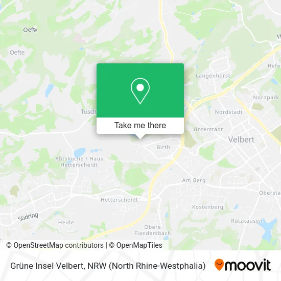 Grüne Insel Velbert map